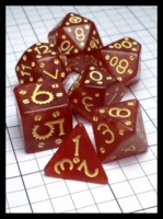 Dice : Dice - Dice Sets - Tinker Dice Red and Beige - KC gift Feb 2016